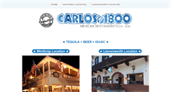 Desktop Screenshot of carlos1800.com