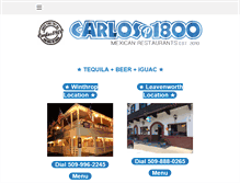 Tablet Screenshot of carlos1800.com